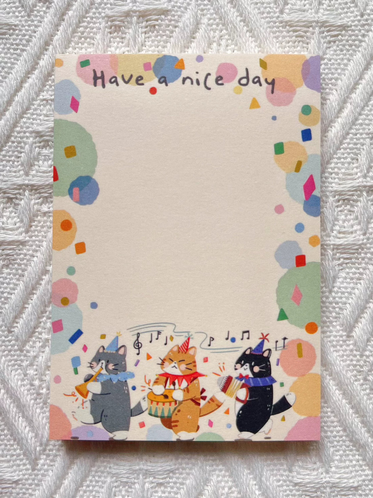 Xiami Studio - Cat Parade Memo Pad