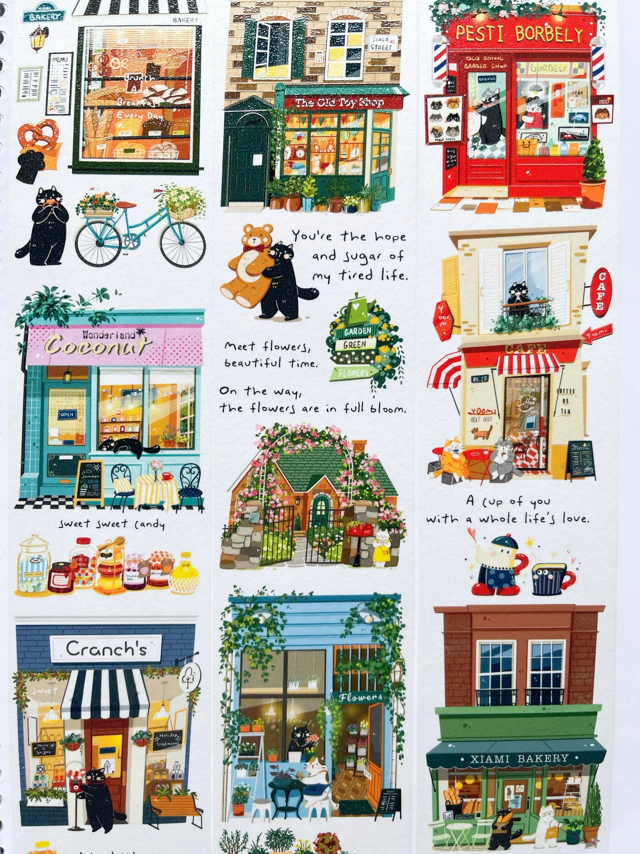 Xiami Studio - European Shopfronts Tape