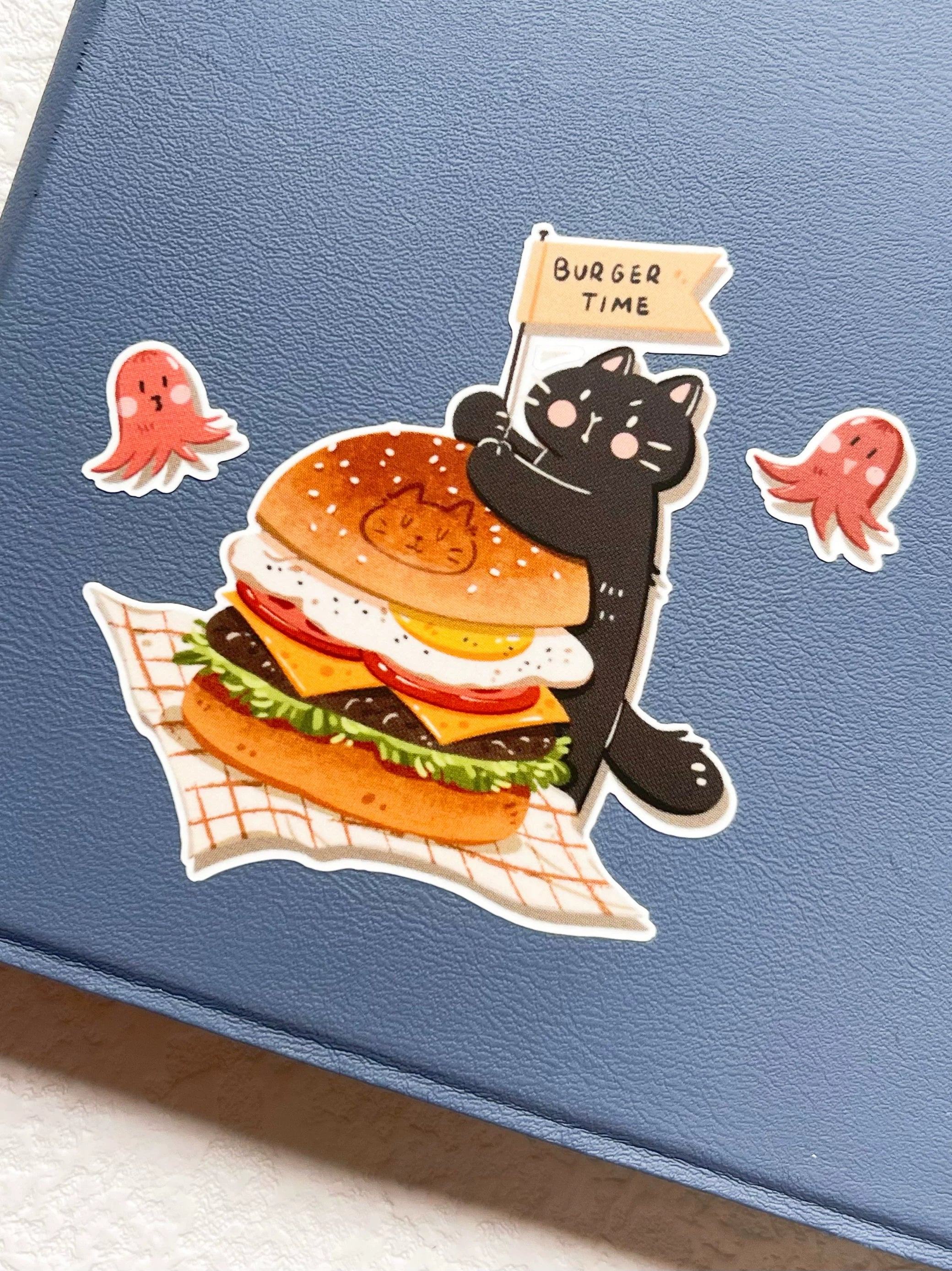 Xiami Studio - Cats & Food: Afternoon Tea Die-Cut Sticker Sheets