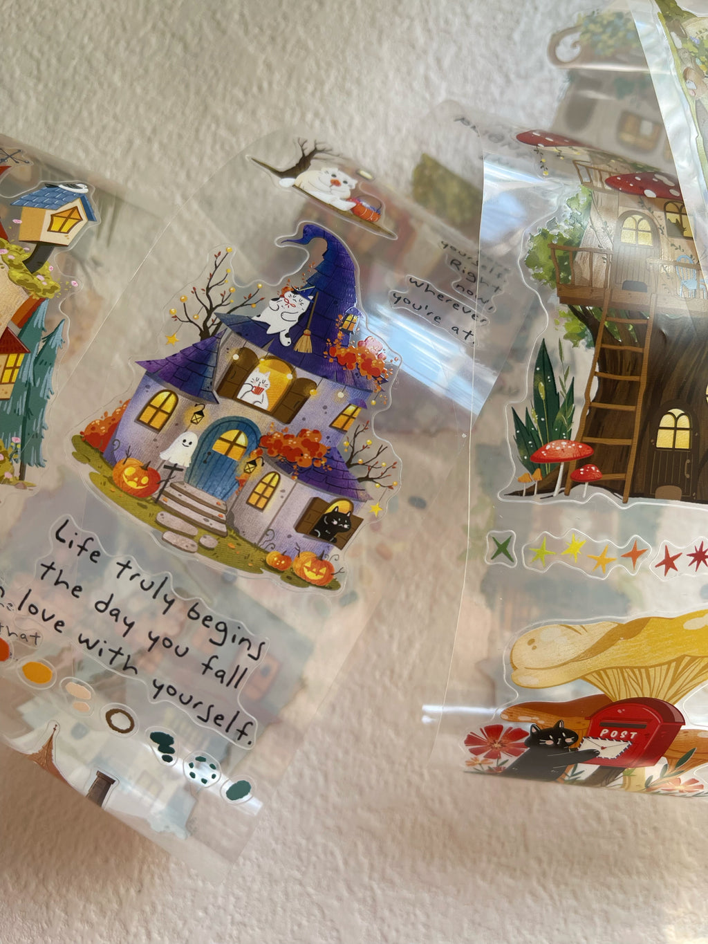 Xiami Studio - Fairy Tale Cottage Kiss-Cut PET Tape