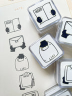 Xiami Studio - Little Black Cat Daily Square Stamp