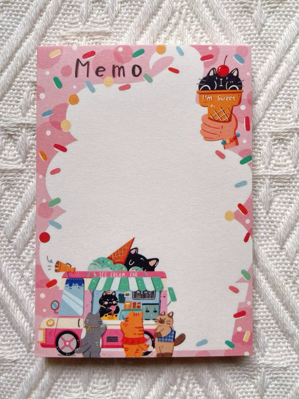 Xiami Studio - Cat Parade Memo Pad