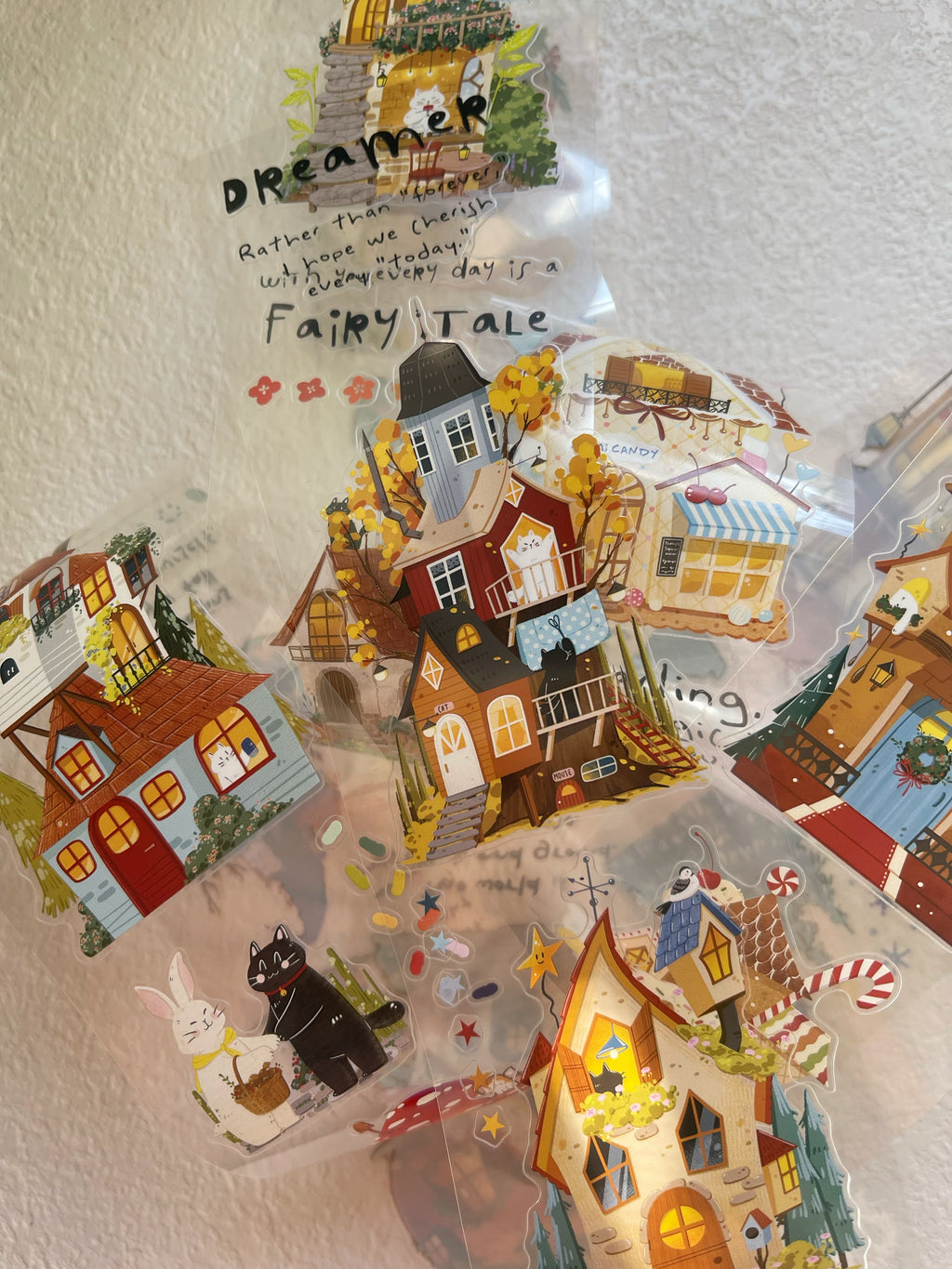 Xiami Studio - Fairy Tale Cottage Kiss-Cut PET Tape