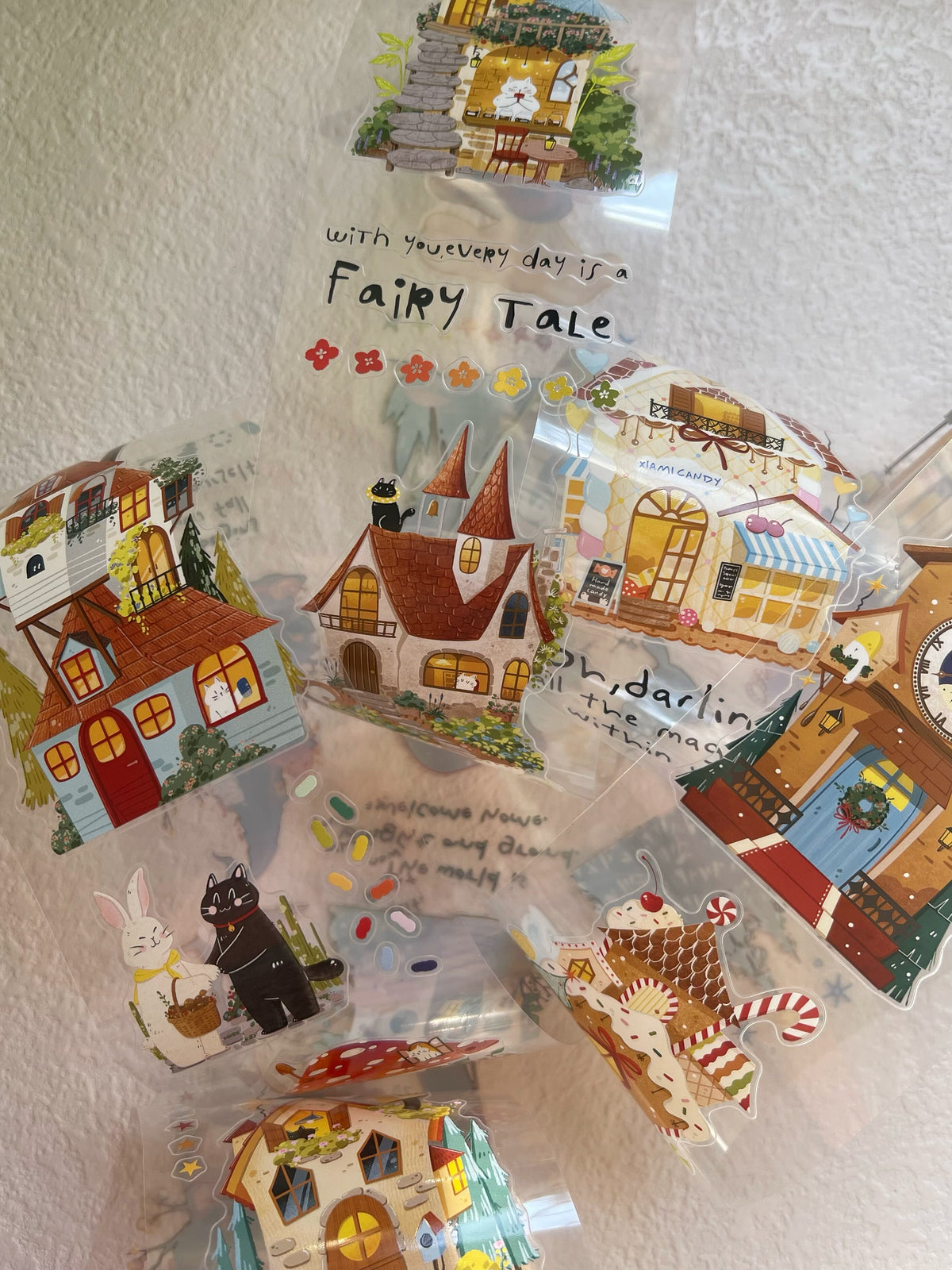 Xiami Studio - Fairy Tale Cottage Kiss-Cut PET Tape
