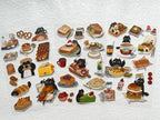 Xiami Studio - Cats & Food: Afternoon Tea Die-Cut Sticker Sheets