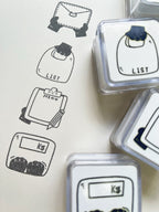 Xiami Studio - Little Black Cat Daily Square Stamp