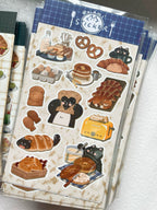 Xiami Studio - Cats & Food: Afternoon Tea Die-Cut Sticker Sheets