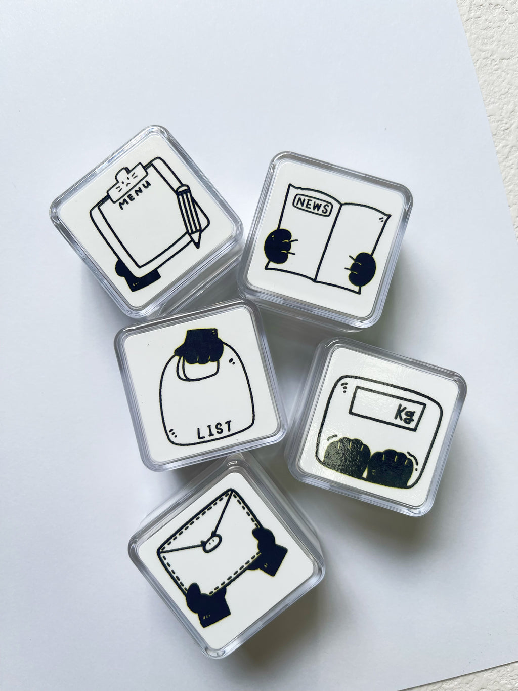 Xiami Studio - Little Black Cat Daily Square Stamp