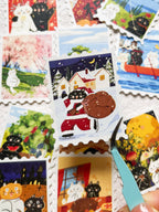 Xiami Studio - Cats Through the Seasons Stamp Sticker Set