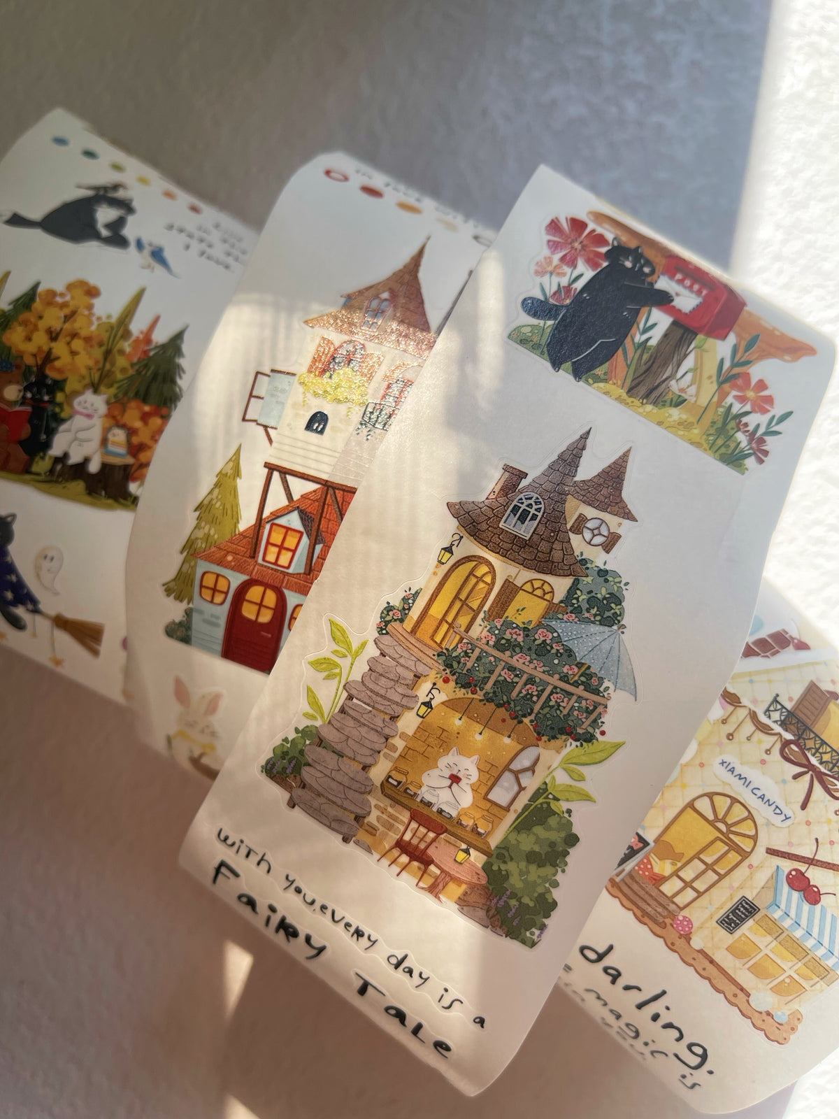 Xiami Studio - Fairy Tale Cottage Kiss-Cut PET Tape