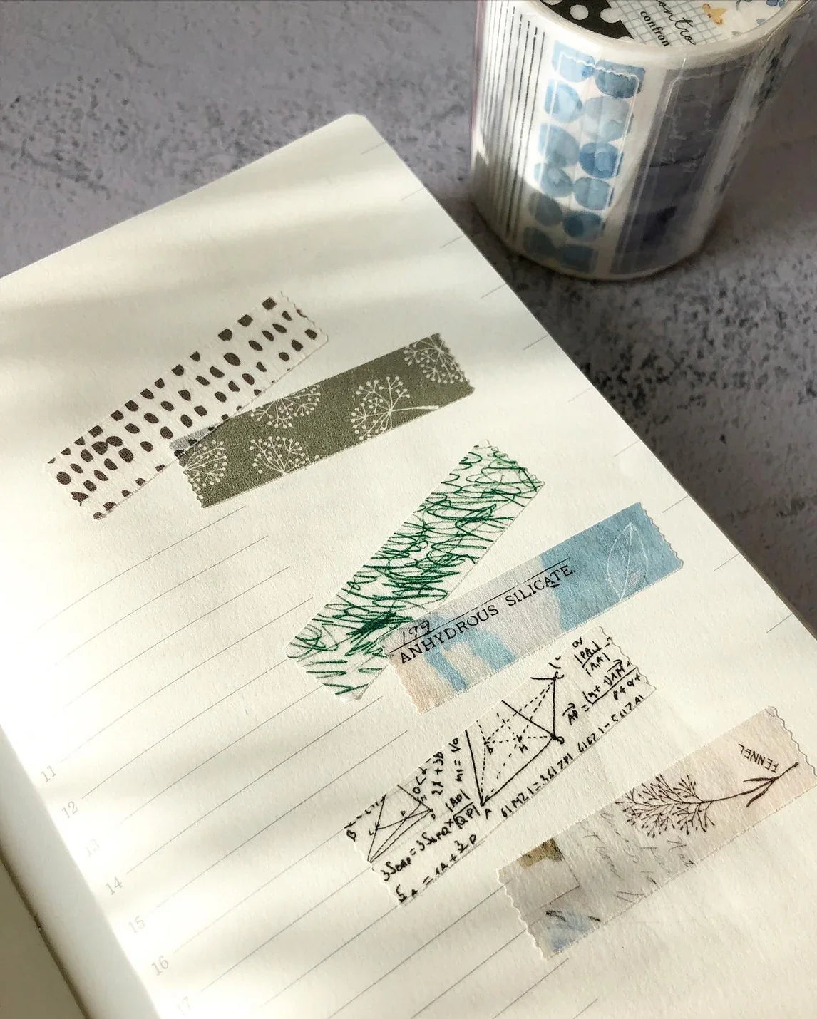 Pion - Paragraph Washi Tape (Kiss-Cut)