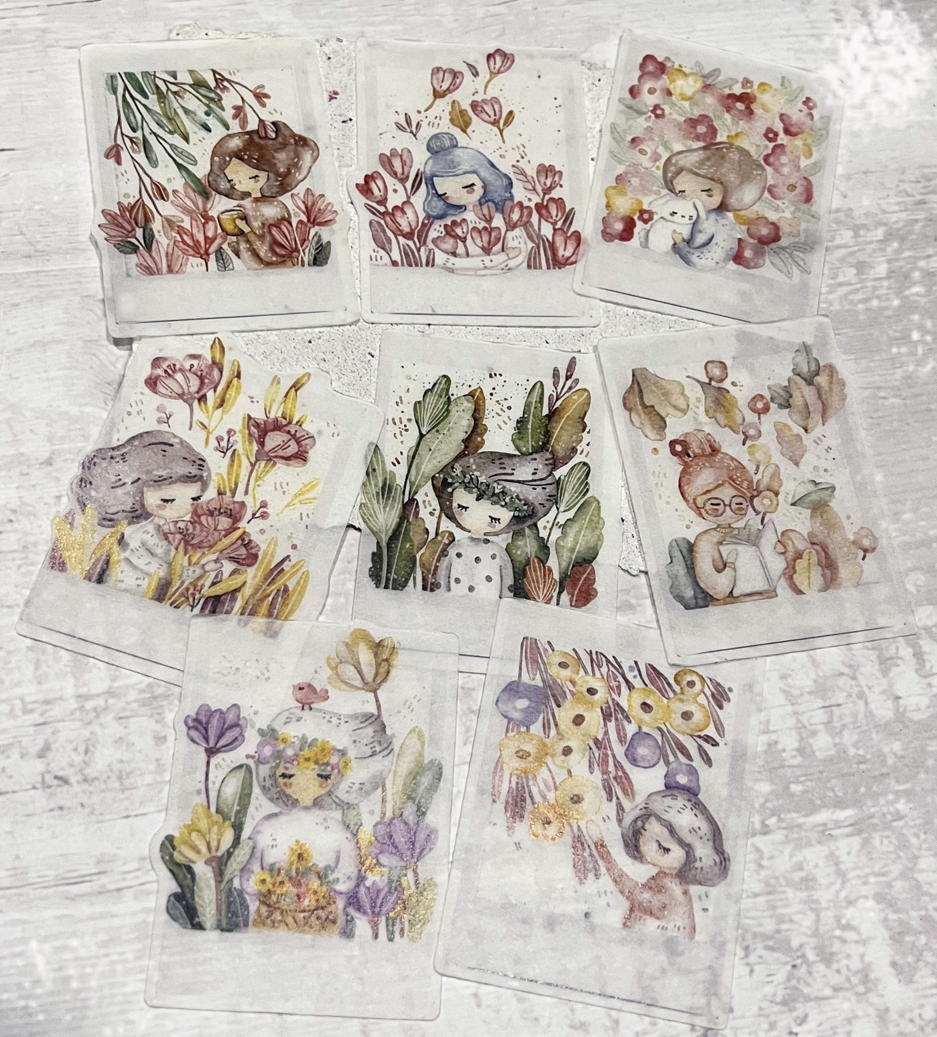Black Milk Project - Polaroid Girls Washi Sticker Set