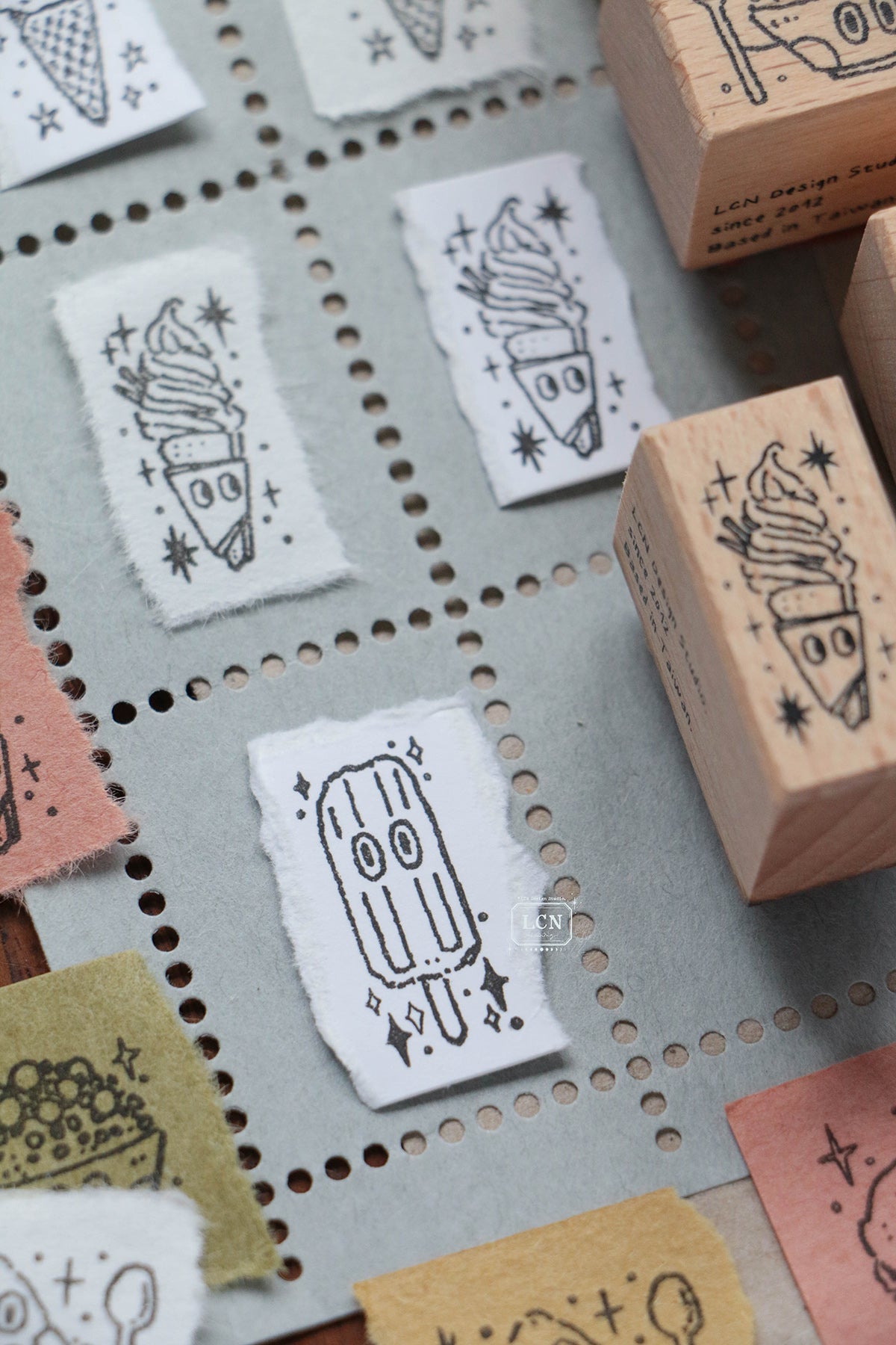 [PRE-ORDER] LCN Rubber Stamp – Popsicle