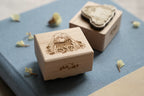 Sho Little Happiness - Reading in Sunflower Field Rubber Stamp
