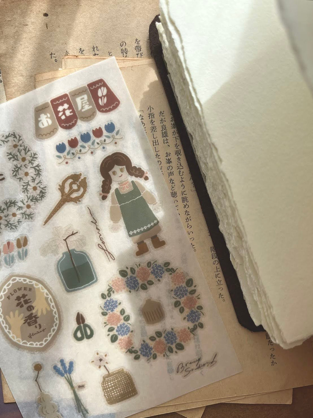 Breezy Studio - Flower Shop Print-On Sticker