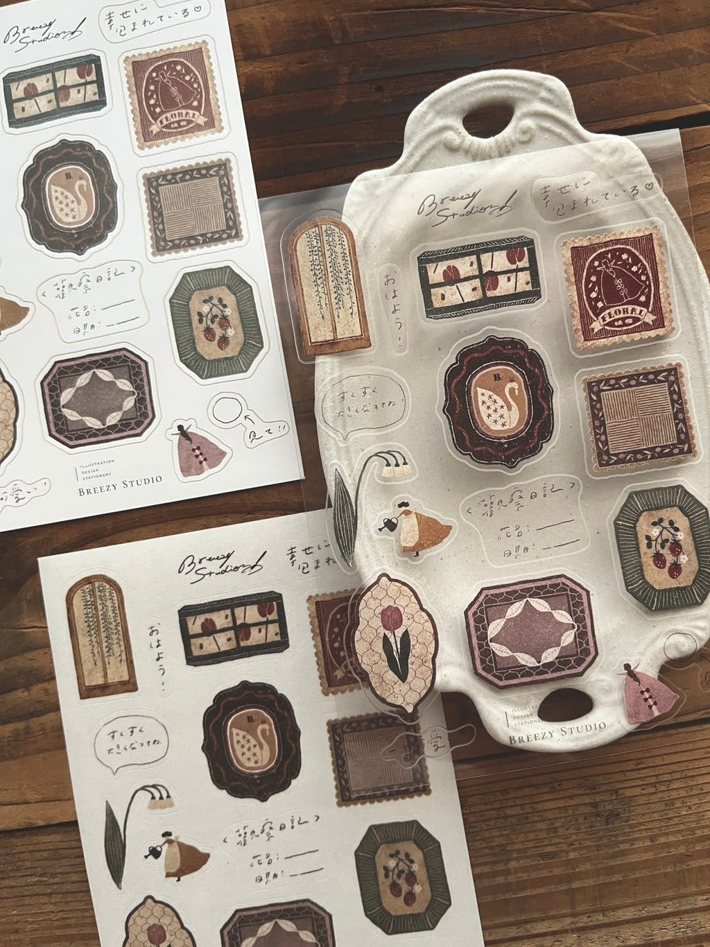 Breezy Studio - Flower Window Sticker Set