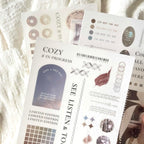 Breezy Studio - COZY # In Progress Print-on Sticker