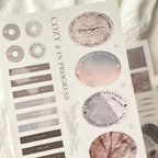 Breezy Studio - COZY # In Progress Print-on Sticker