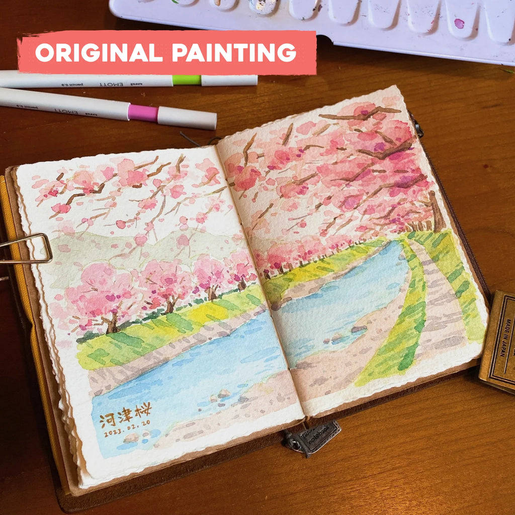 Bingying - Sakura in full bloom in Kawazu, Japan