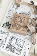 Black Milk Project - Pages of Me {Scribbles} (Framed) Rubber Stamp