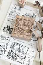 Black Milk Project - Pages of Me {Scribbles} (Framed) Rubber Stamp