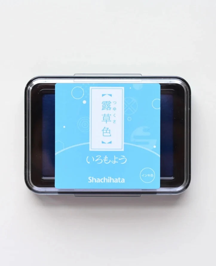 Shachihata Iromoyo Ink Pad - Dewdrop Blue
