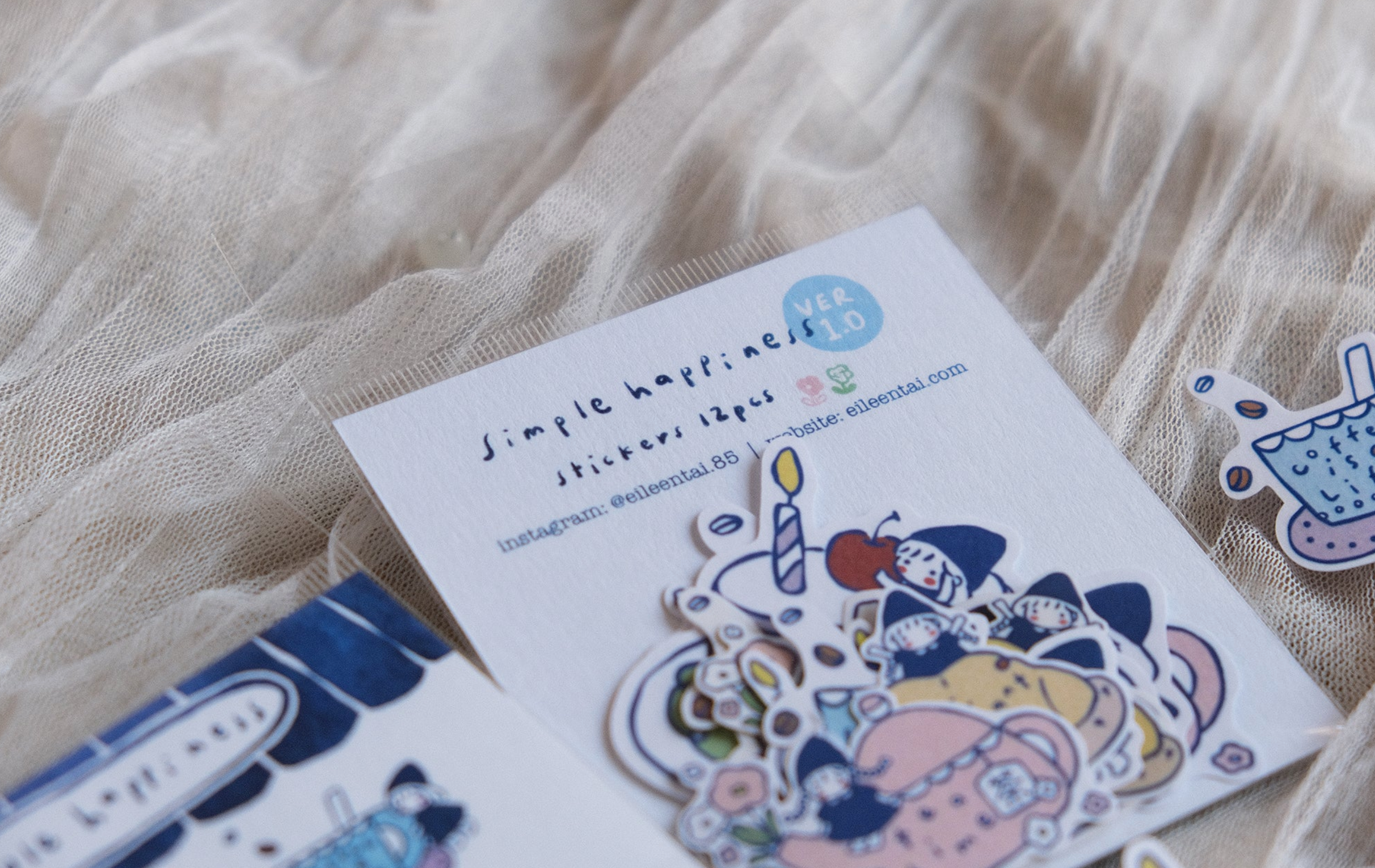 Eileen Tai - Simple Happiness (Soft Pastels) Stickers