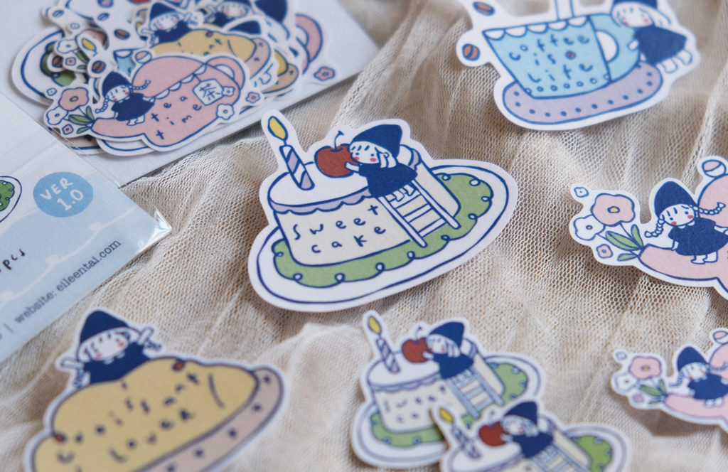 Eileen Tai - Simple Happiness (Soft Pastels) Stickers