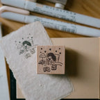 msbulat x Smidapaper - Sorry, I've got plans Rubber Stamp
