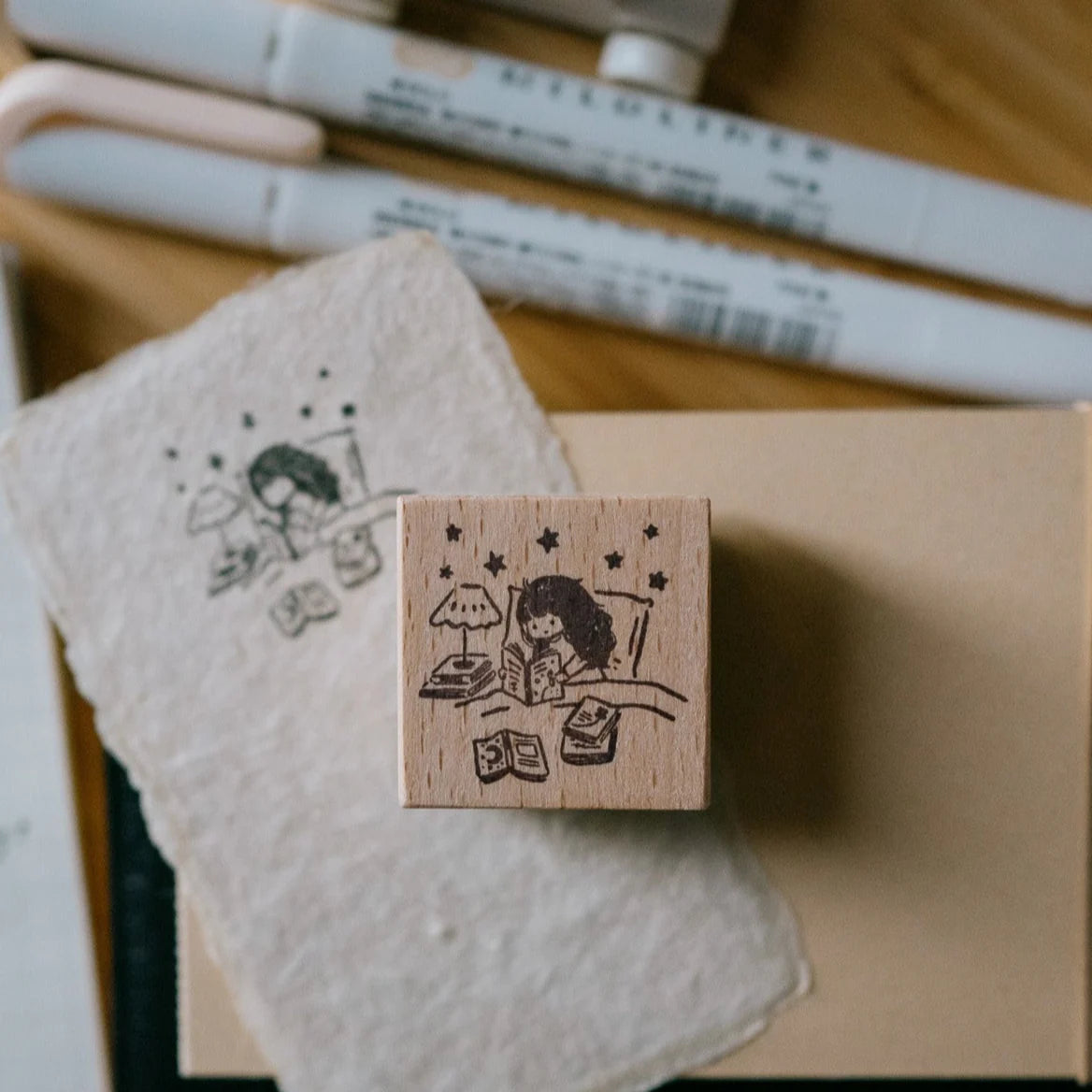 msbulat x Smidapaper - Sorry, I've got plans Rubber Stamp