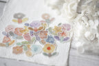 Black Milk Project - Floral Doodles Washi Sticker Flakes Set