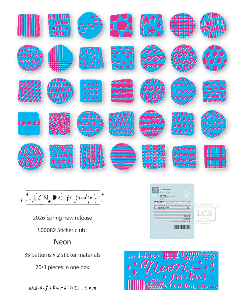 LCN - Sticker Club: Neon