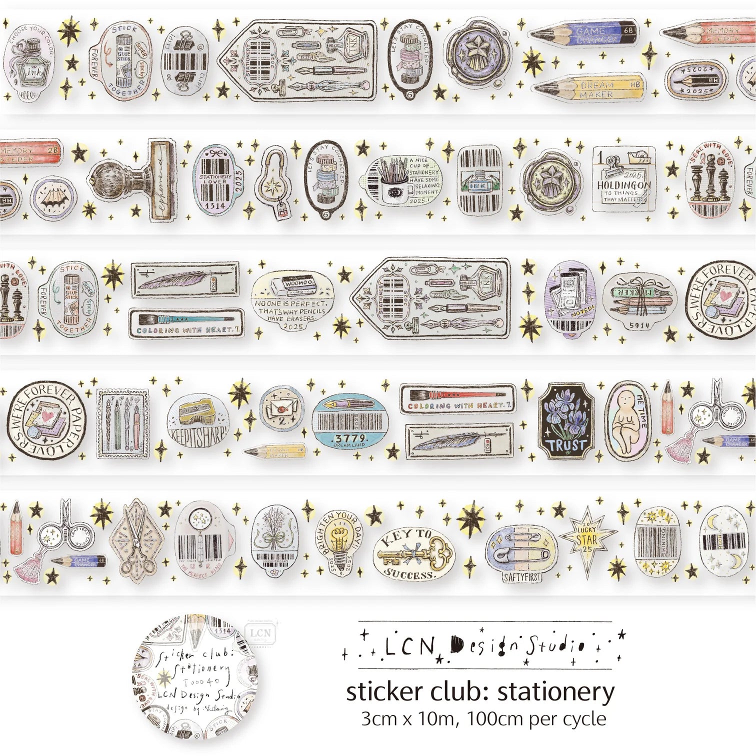 LCN - Sticker Club Tape - Stationery