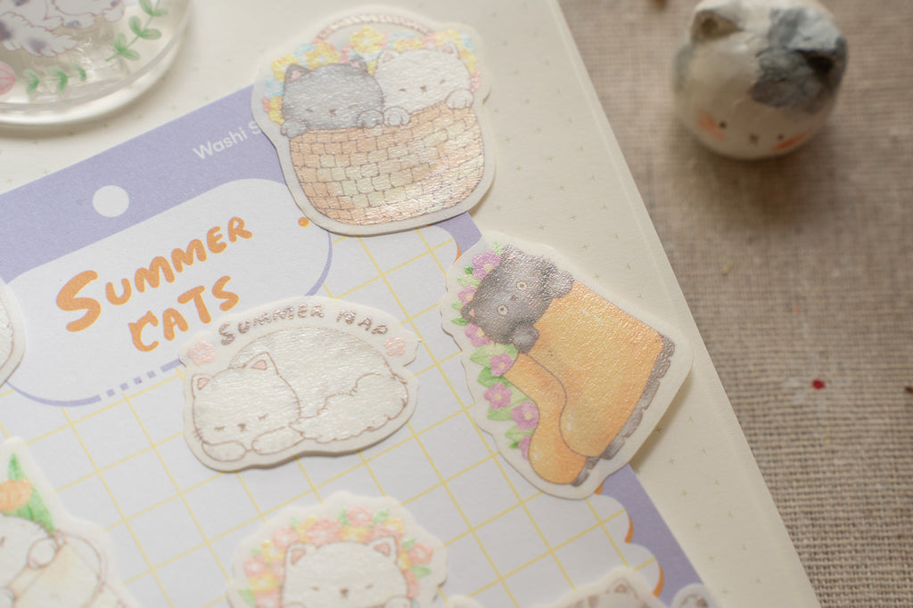 Sho Little Happiness - Summer Cats Sticker Pack