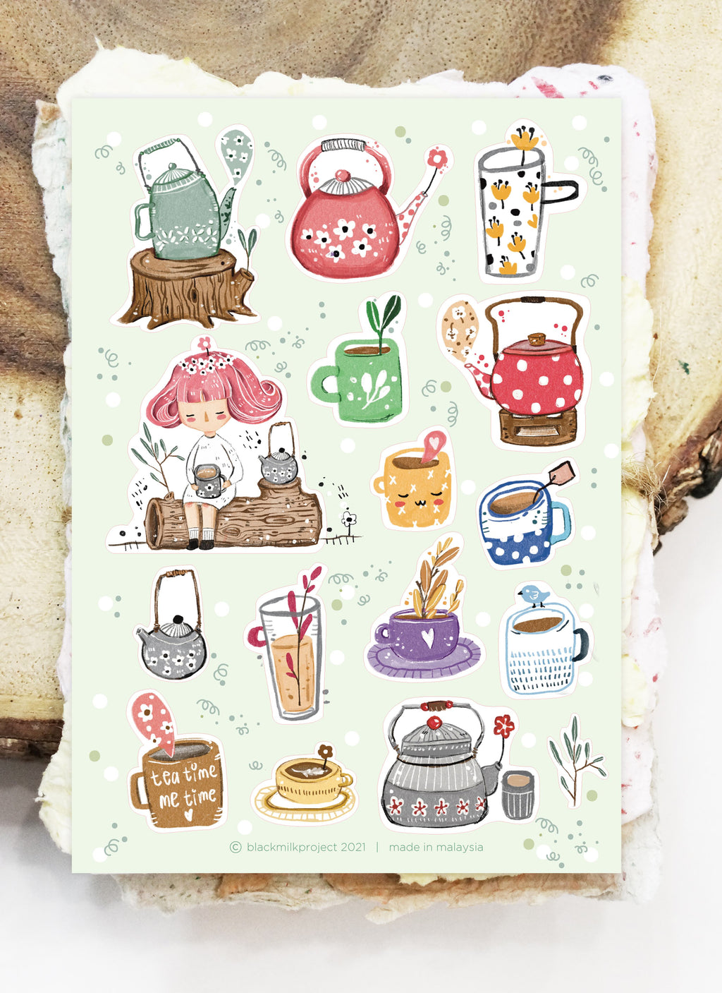 Black Milk Project - Tea Time Sticker Sheet
