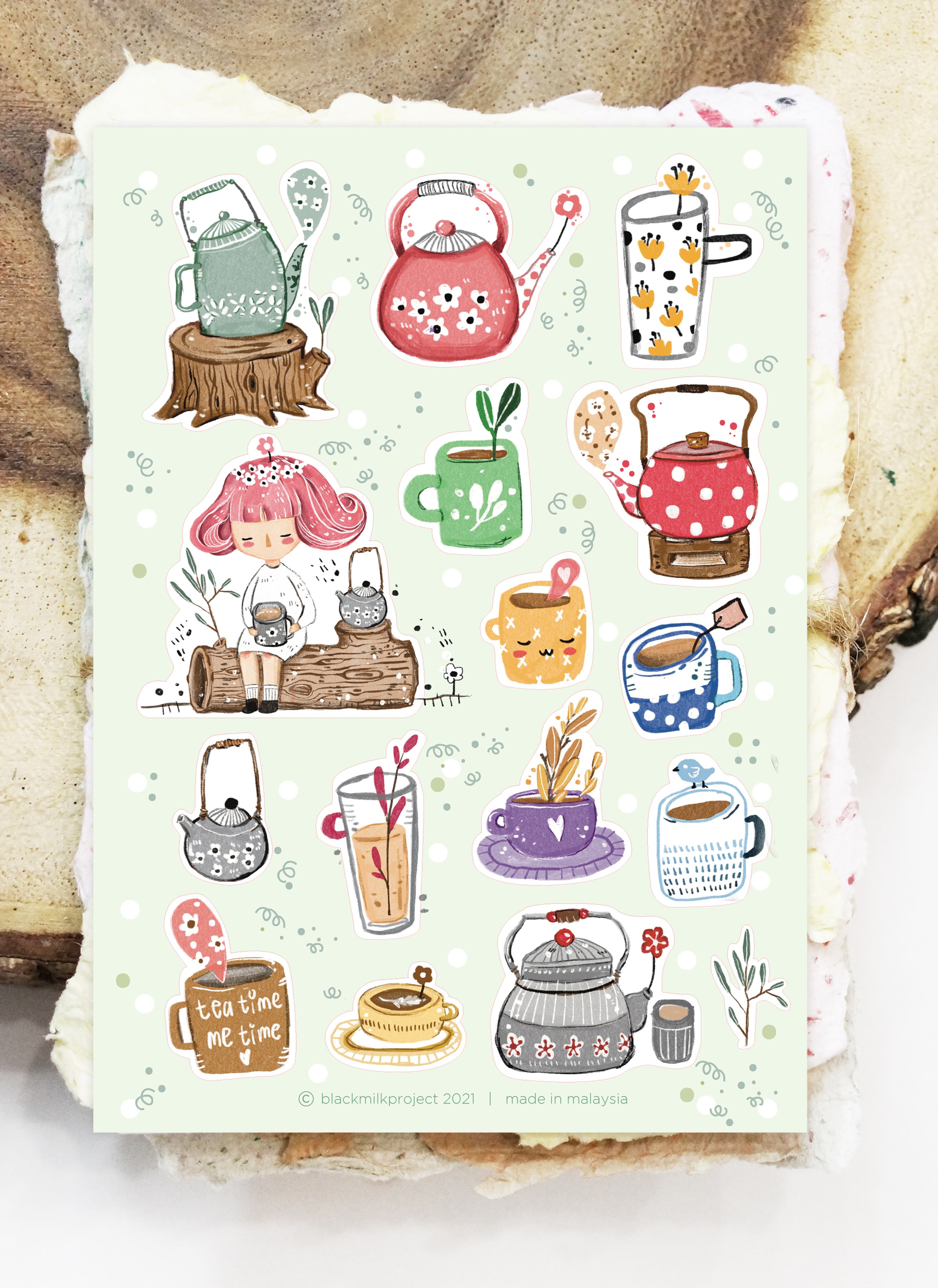 Black Milk Project - Tea Time Sticker Sheet