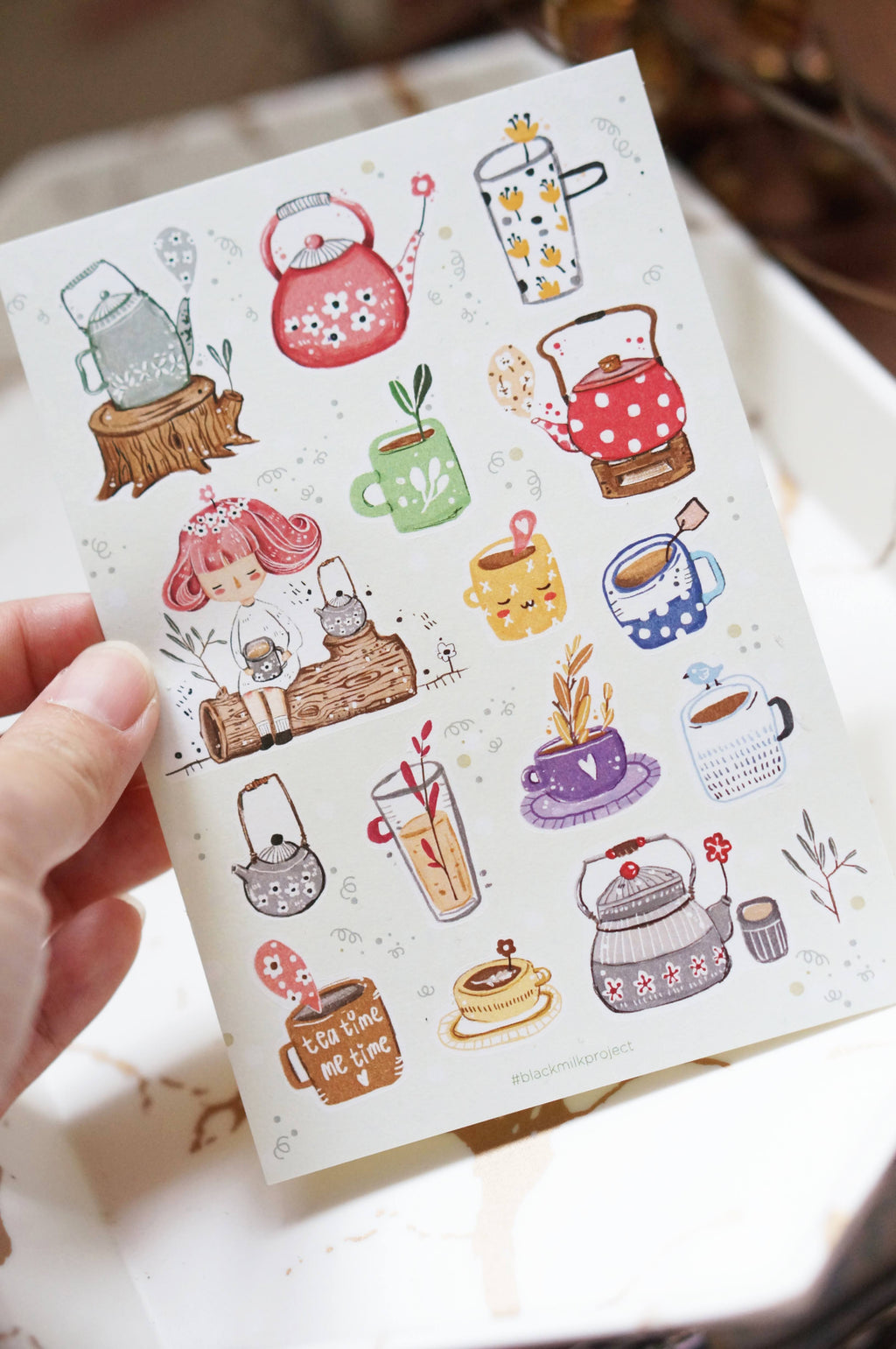 Black Milk Project - Tea Time Sticker Sheet