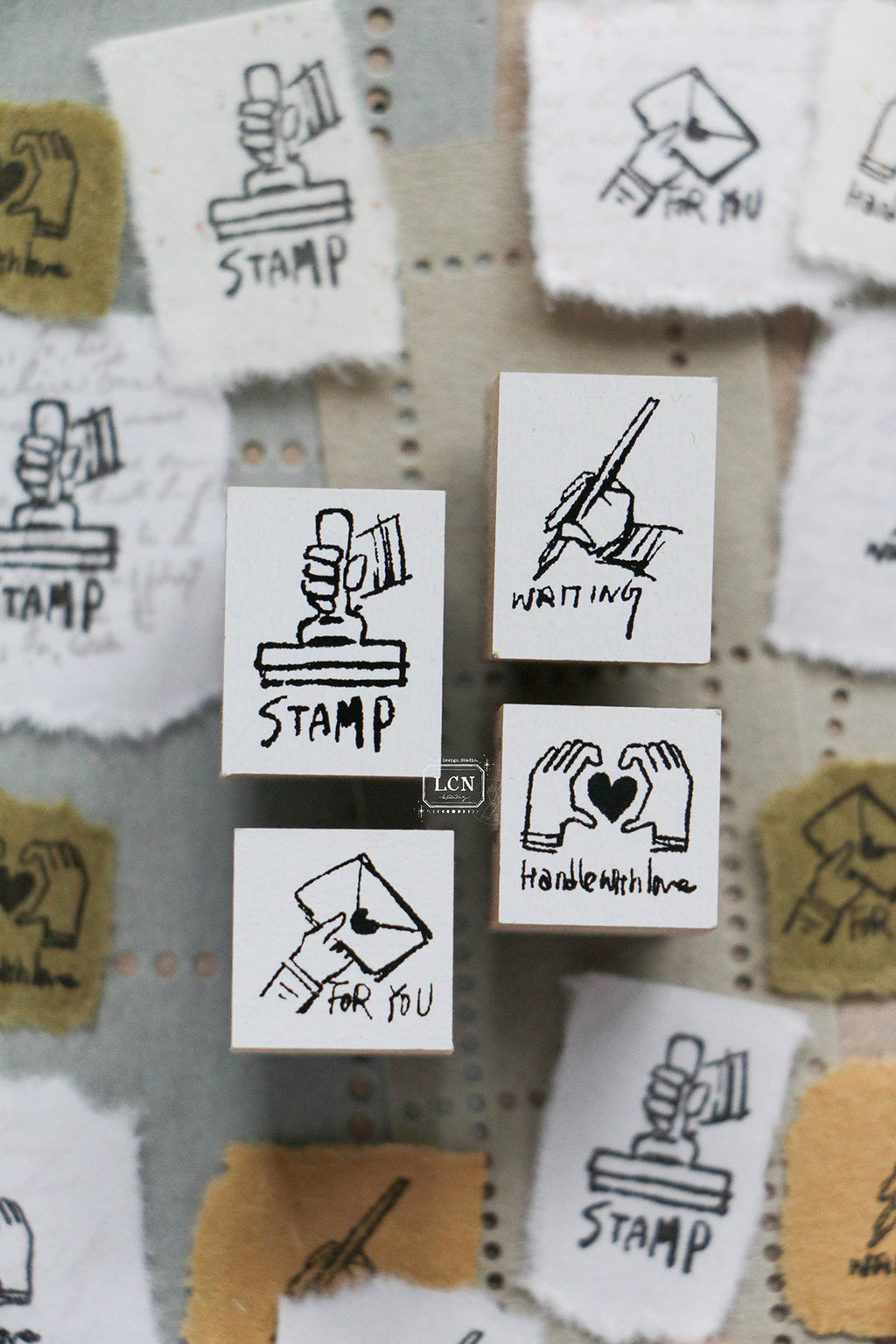 [PRE-ORDER] LCN Rubber Stamp – Tiny Signs