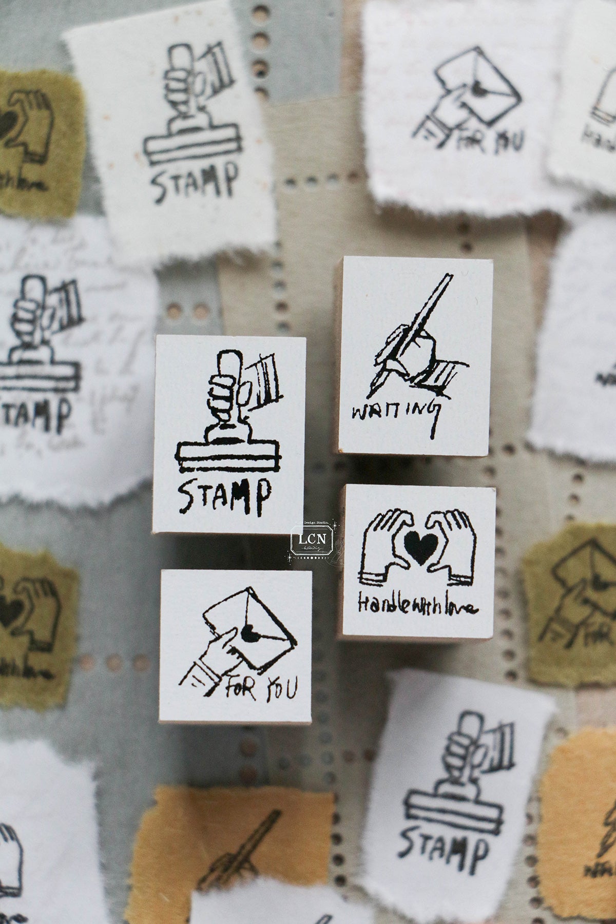 [PRE-ORDER] LCN Rubber Stamp – Tiny Signs