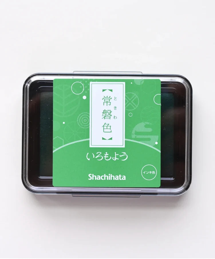 Shachihata Iromoyo Ink Pad - Green