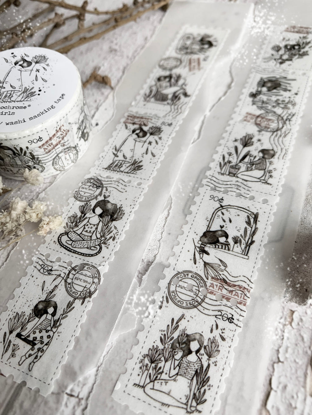 Black Milk Project - Monochrome Girls Washi Tape