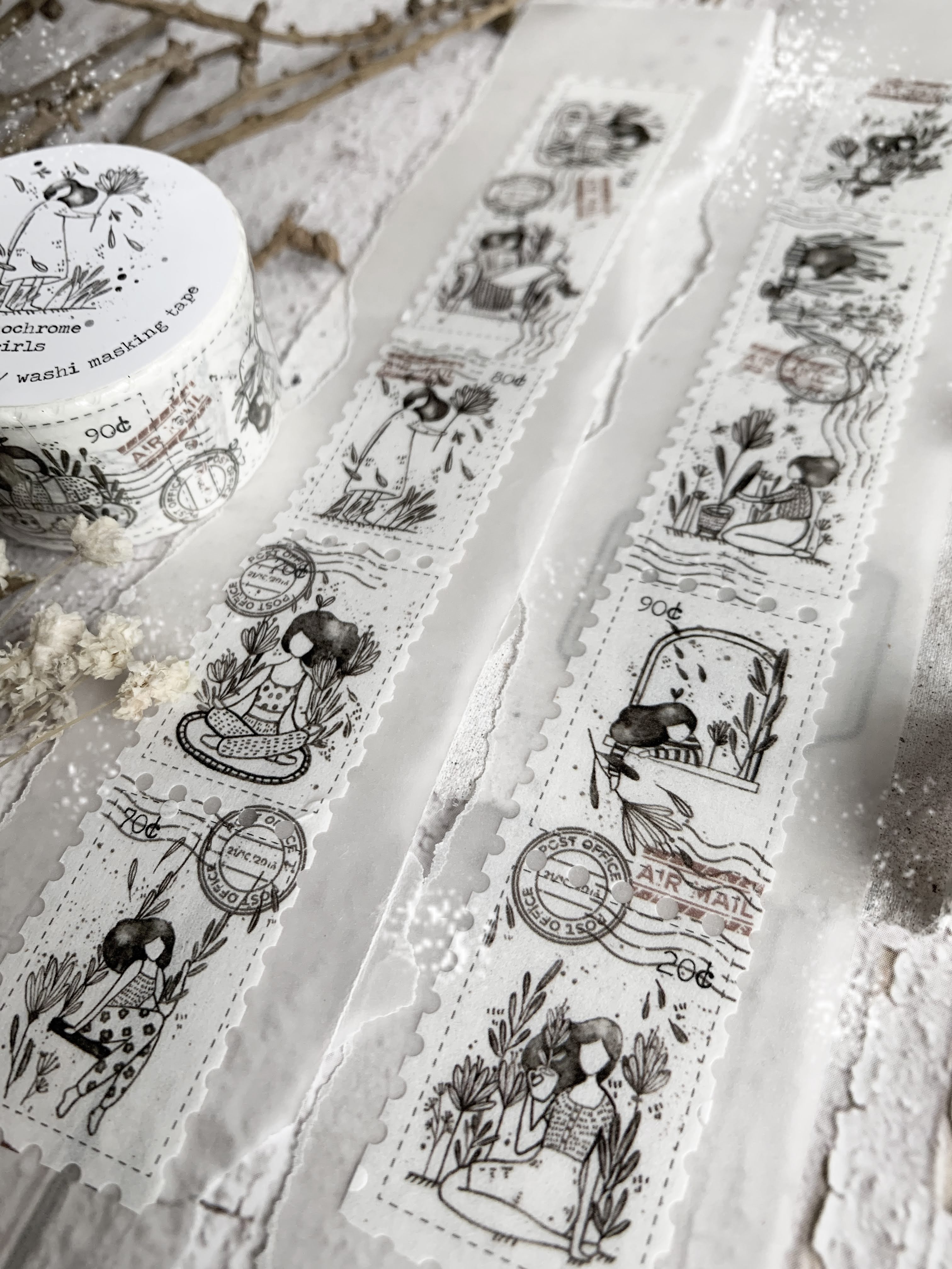 Black Milk Project - Monochrome Girls Washi Tape