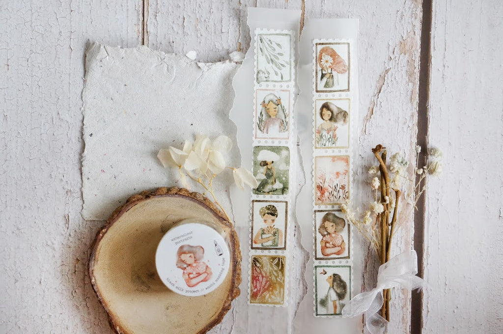 Black Milk Project - Watercolour Portraits Washi Tape
