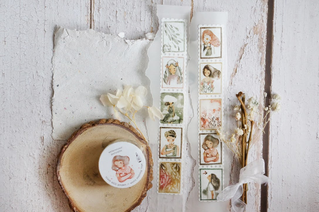 Black Milk Project - Watercolour Portraits Washi Tape