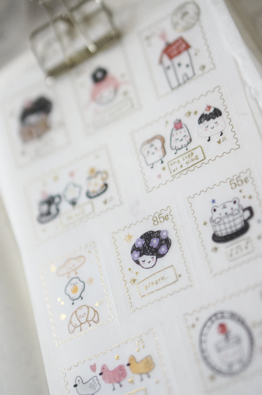 Black Milk Project - Washi Sticker (with gold foil)
