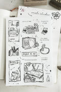 Black Milk Project - Pages of Me Washi Sticker Sheet