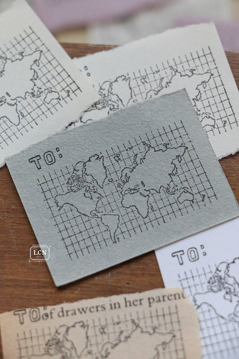 LCN - World Map Stamp