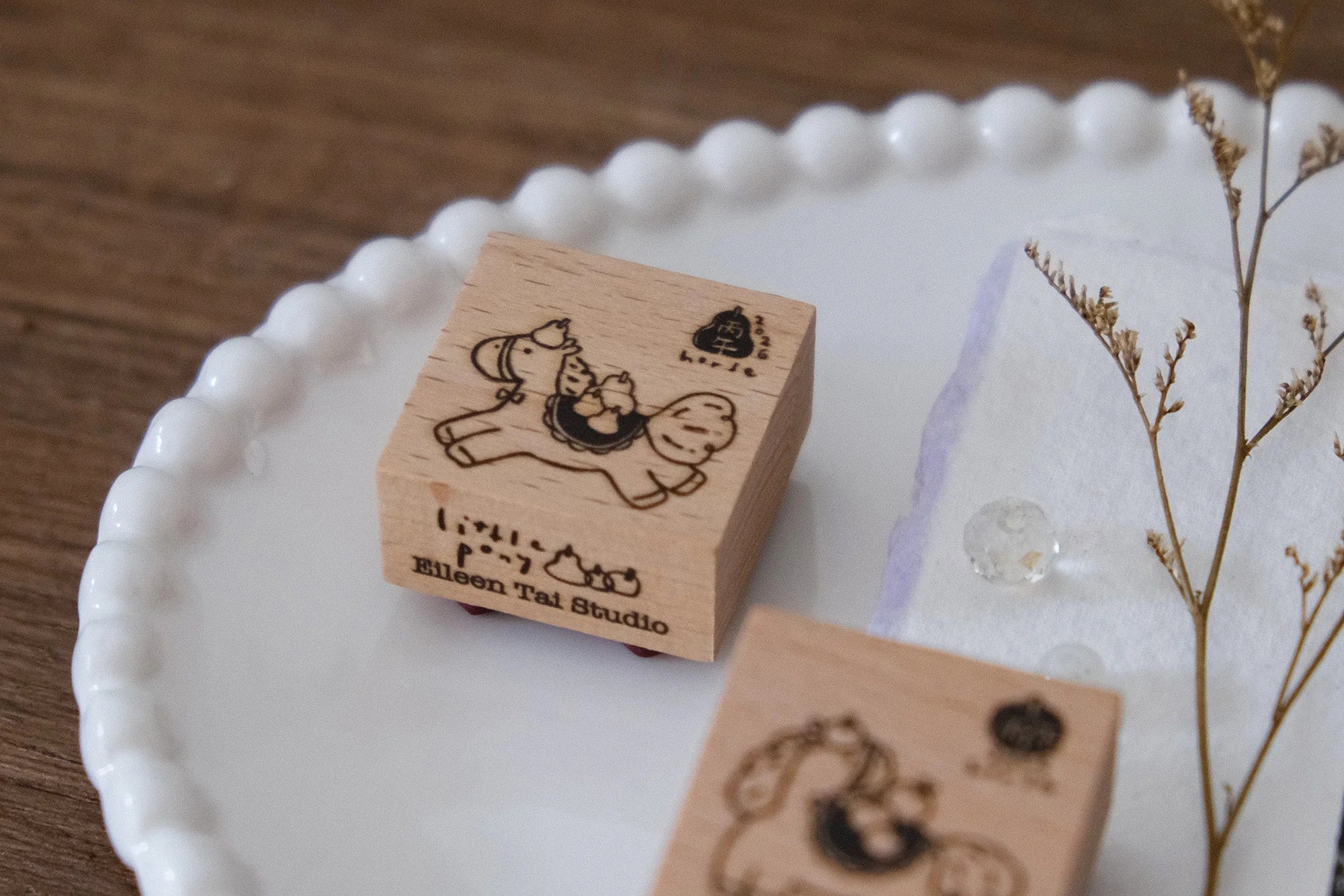 Eileen Tai - Year of Horse 2026 Rubber Stamp