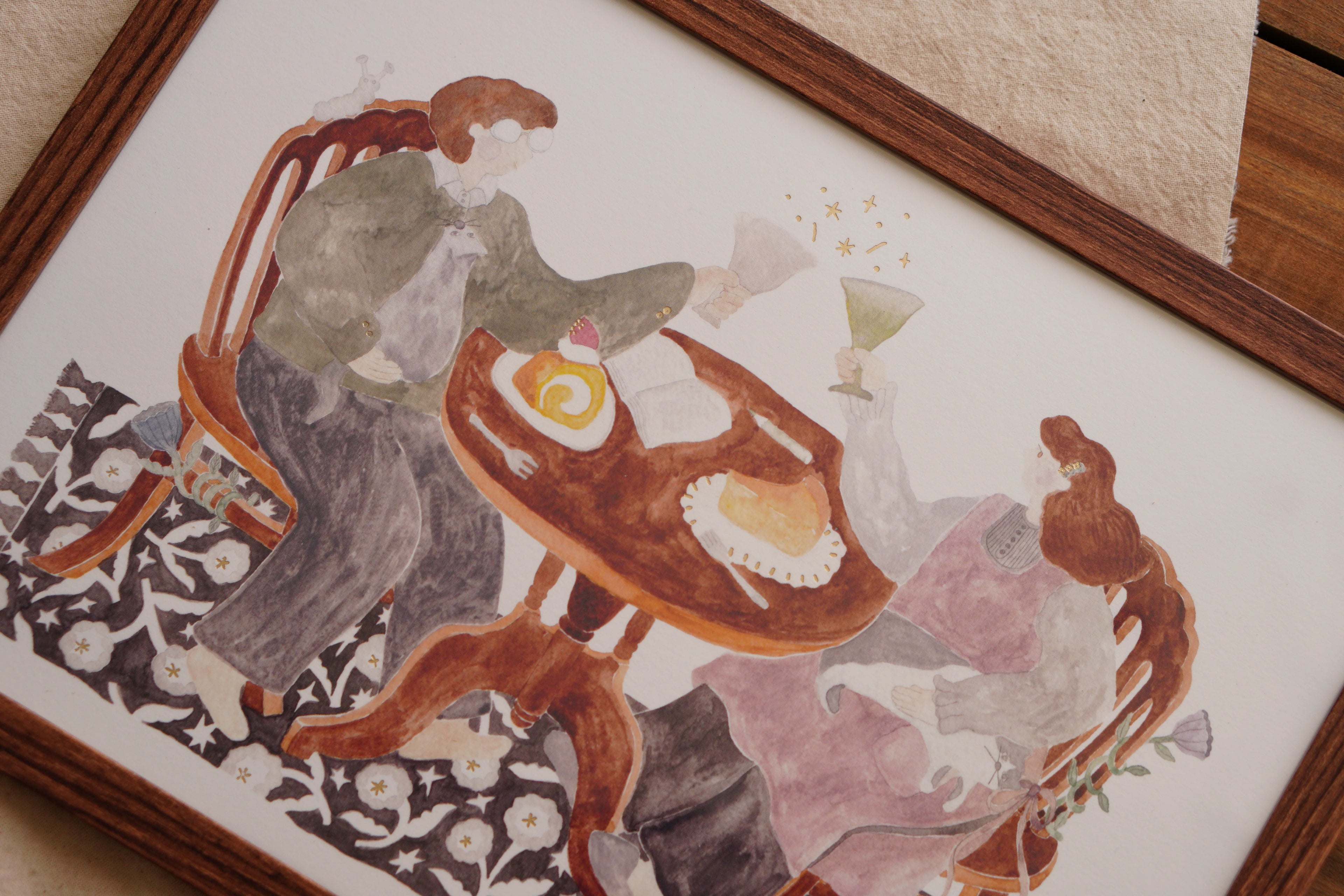 [Pre-Order] IvySnow - Family Dessert Time A4 Print