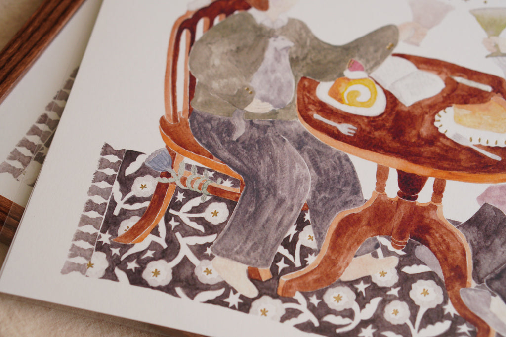 [Pre-Order] IvySnow - Family Dessert Time A4 Print